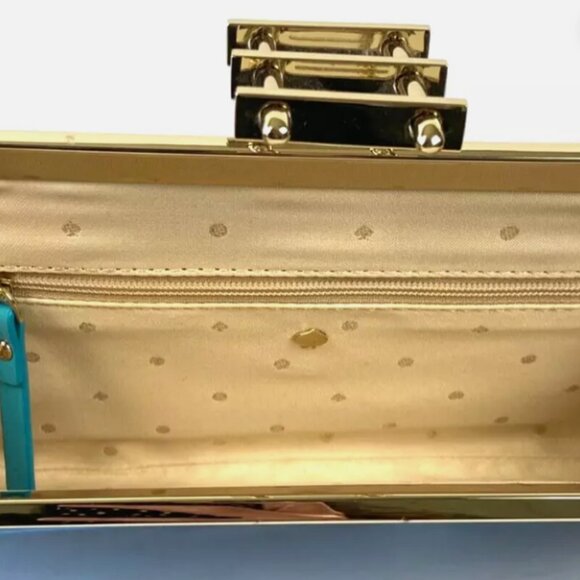 LIMITED EDITION Kate Spade Pool Party Clutch with Ladder Accented Clutch - Picture 2 of 6